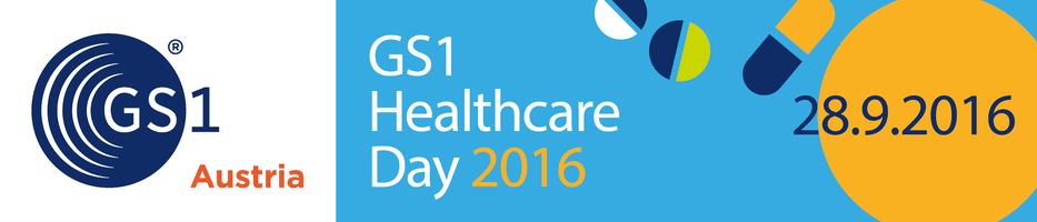 GS1Austria Logo und healthcare day 2016 logo