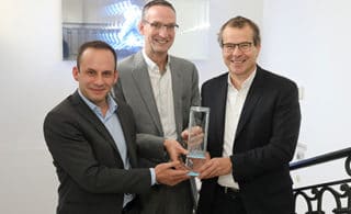 Gerd Marlovits (EDITEL Austria), Alexander Schaefer (EDITEL Austria) & Gregor Herzog (GS1 Austria)