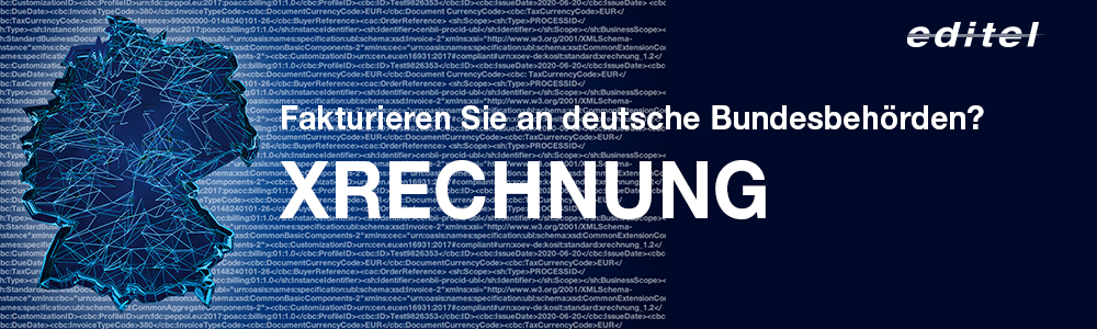 xml Datensätze und Deutschlandkarte für e-Rechnungen an deutsche Bundesbehörden