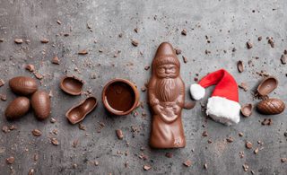 Christmas Santa chocolate